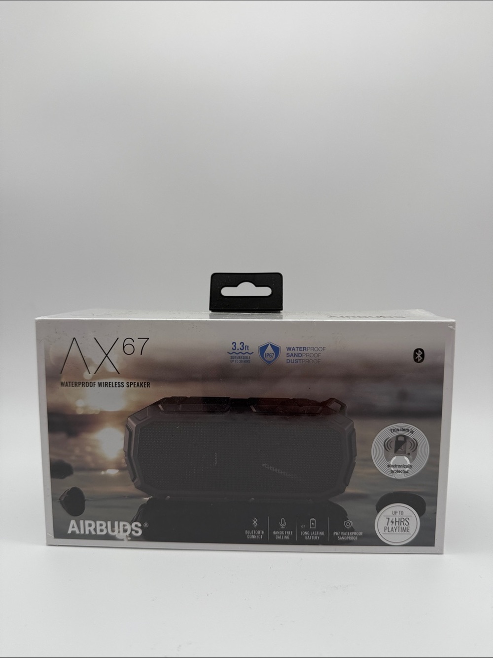 Rugged Portable Bluetooth Speaker - Black AX67